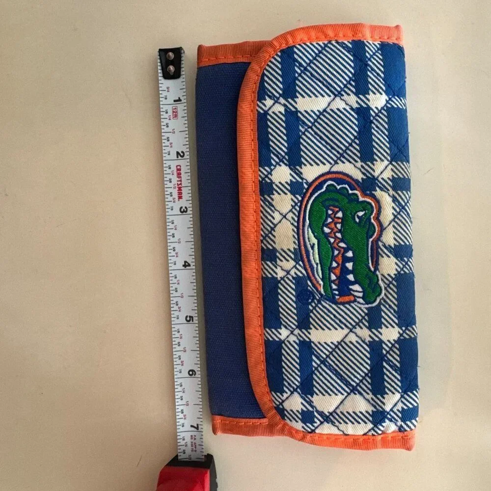 Florida Gators Quilted Checkbook Wallet Organizer NCAA Fan Gear
